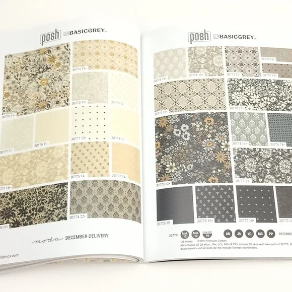 3/$15 Paper Crafting Moda Piece Fabric Catalog - Picture 9 of 16